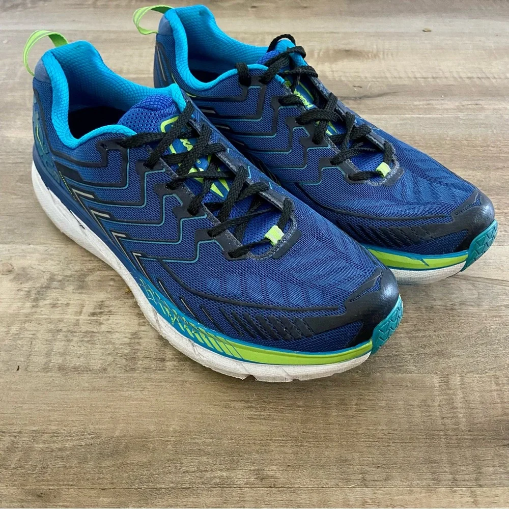 HOKA One One Clifton 4 Bright Blue‎ 11.5